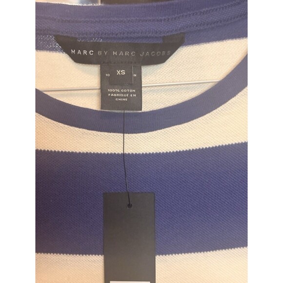 Marc By Marc Jacob’s Striped Tee Shirt (Blue) Men’s - Picture 2 of 6